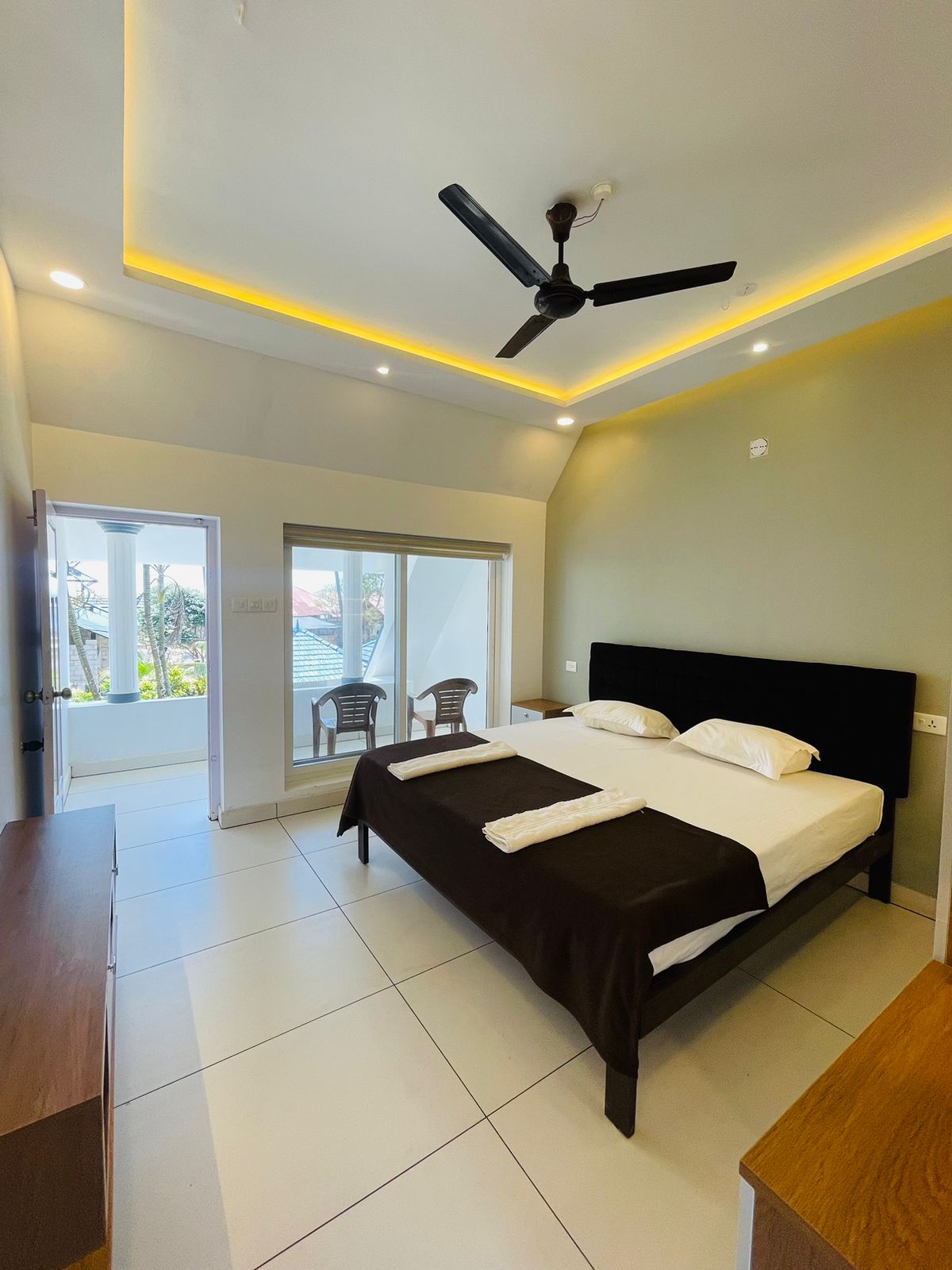 Sea view family A/C room at Garden Bay Resort